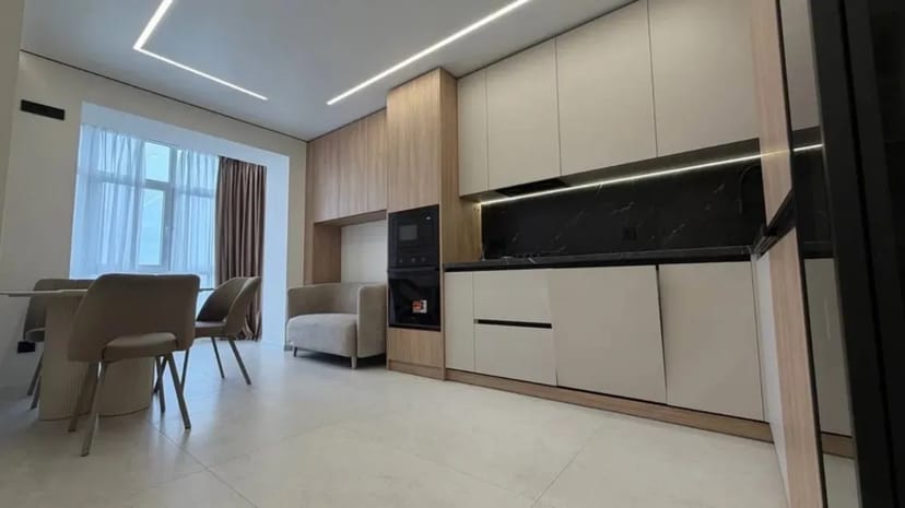 Стильна 1-кімнатна квартира з дизайнерським ремонтом