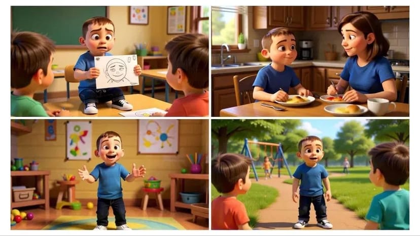 Персональний мультфільм! Ваша дитина – головний герой! По фото + ім'я