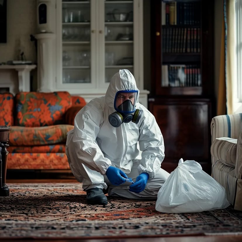 Прибирання після смерті людини на Запоріжжі