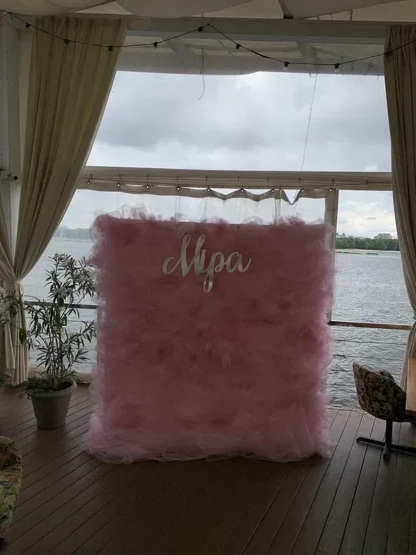 Фотозони з фатина для дівчинки