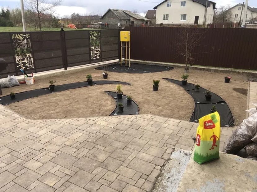 Монтаж бруківки , благоустрій!