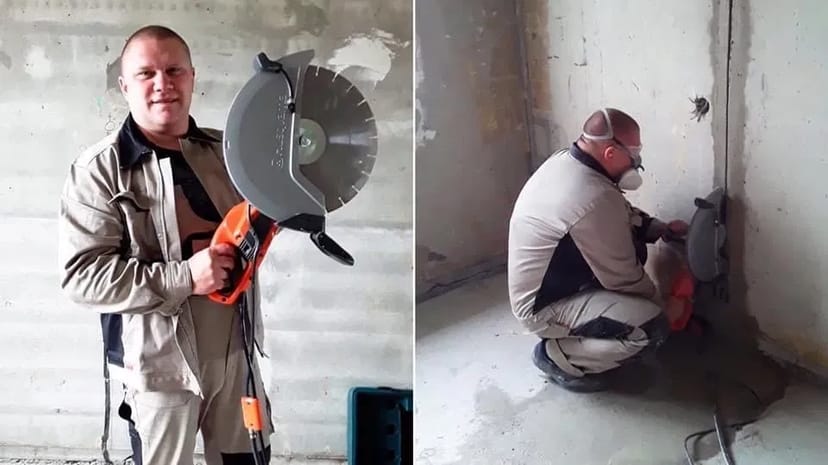 Вирізаємо отвори Алмазна різання отворів демонтажні роботи демонтаж.