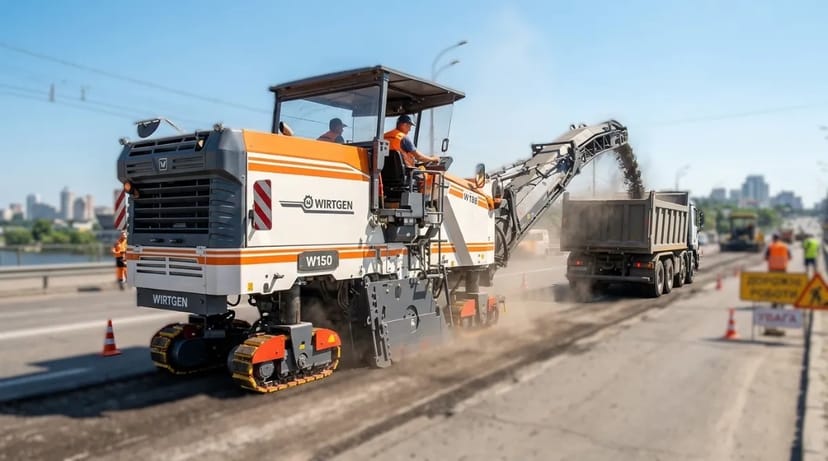 Фреза Wirtgen W150 для ремонту доріг