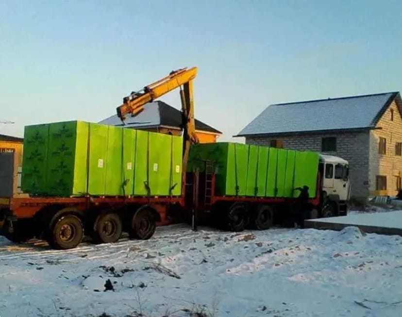 Доставка газоблоку із заводу. Клей для кладки.