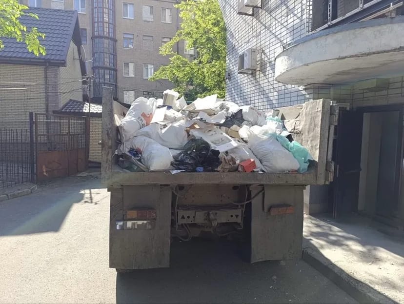 Вивіз будівельного сміття. Вивіз мотлоху