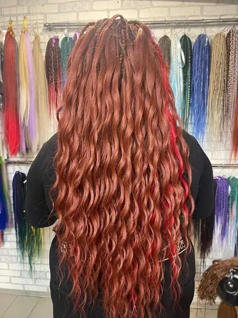 Афролокони, точкове нарощення волосся Моделі