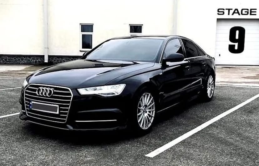123 Авто на весілля AUDI A6 QUATTRO S Line чорна