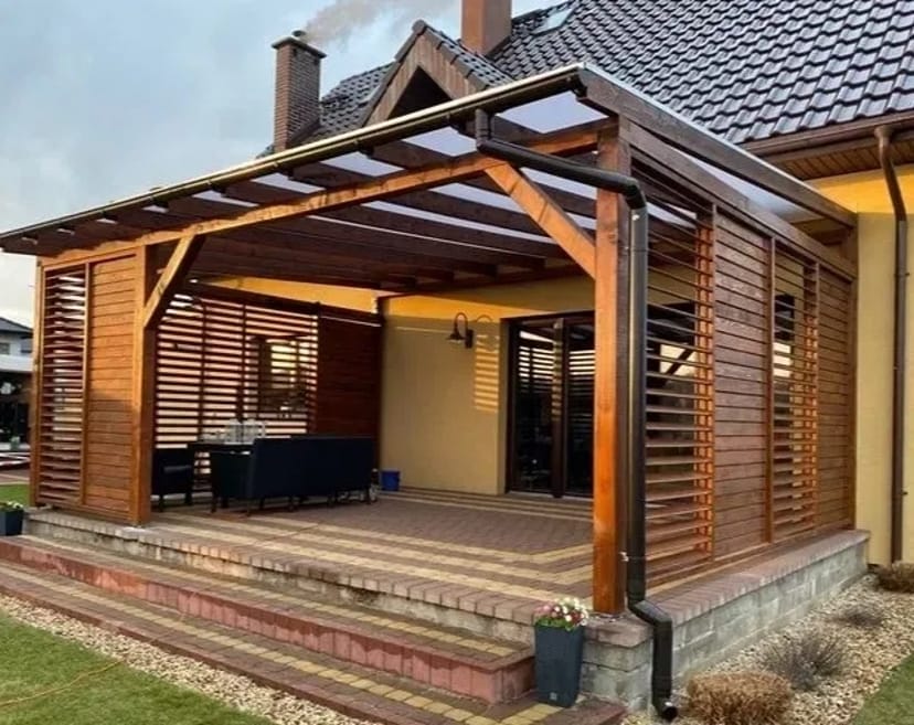 Тераса Басейни Перголи Альтанка Авто Навіси Бесідки дерев'яні констру