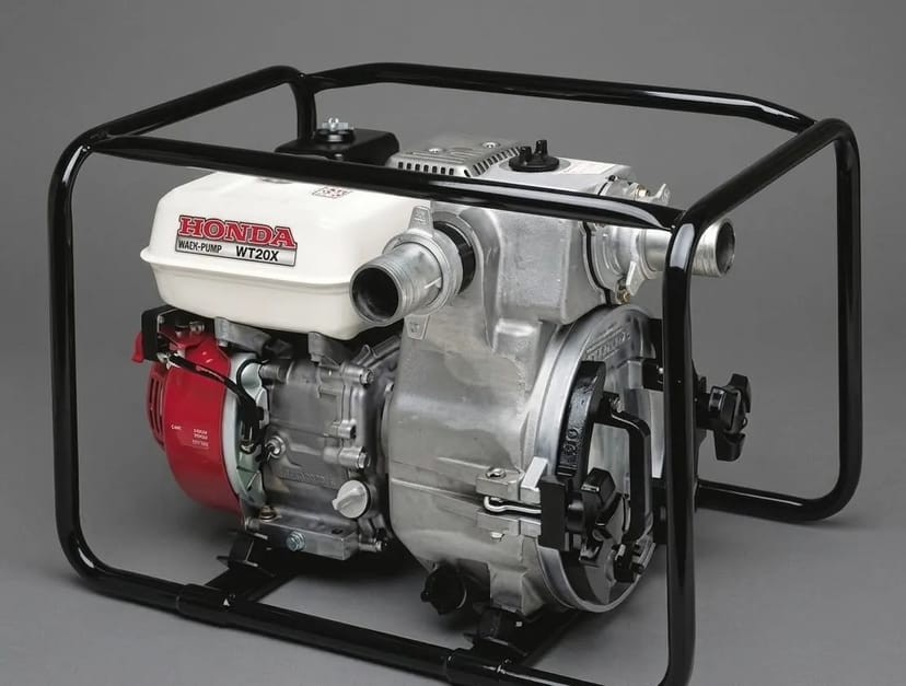 Мотопомпа Honda WT20XK з сталевою рамою