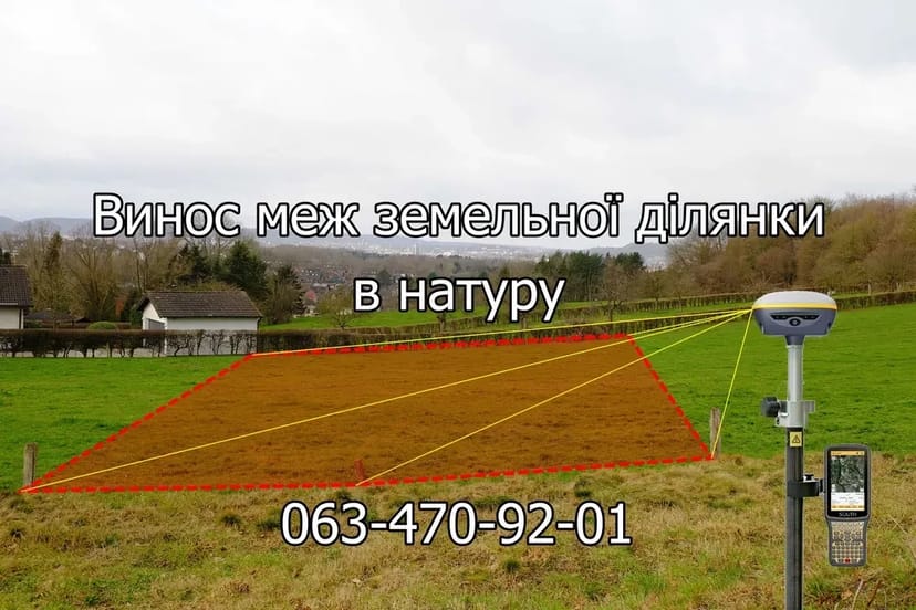 Геодезист. Топозйомка 1:500. Винесення меж.Геологія. Вінницька область