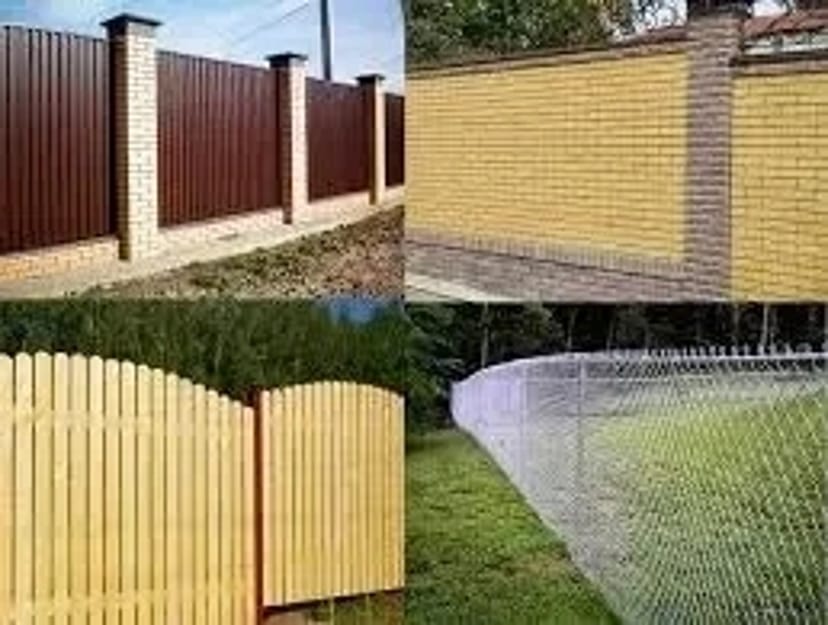 Монтаж встановлення парканів будь-якої складності.