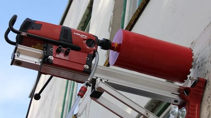 Свердління отворів. Алмазне свердління. Буріння.