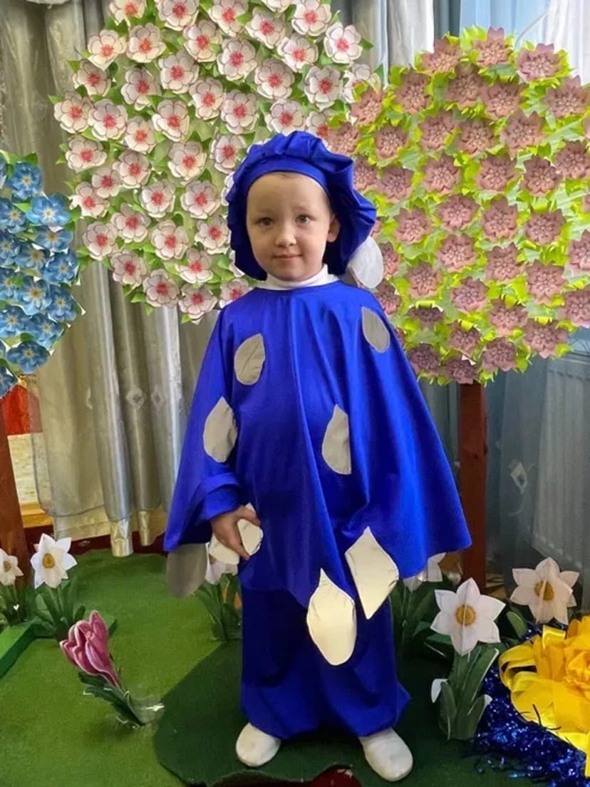 Карнавальний костюм 104 110 116дождик хмаринка крапелька вовк лелека