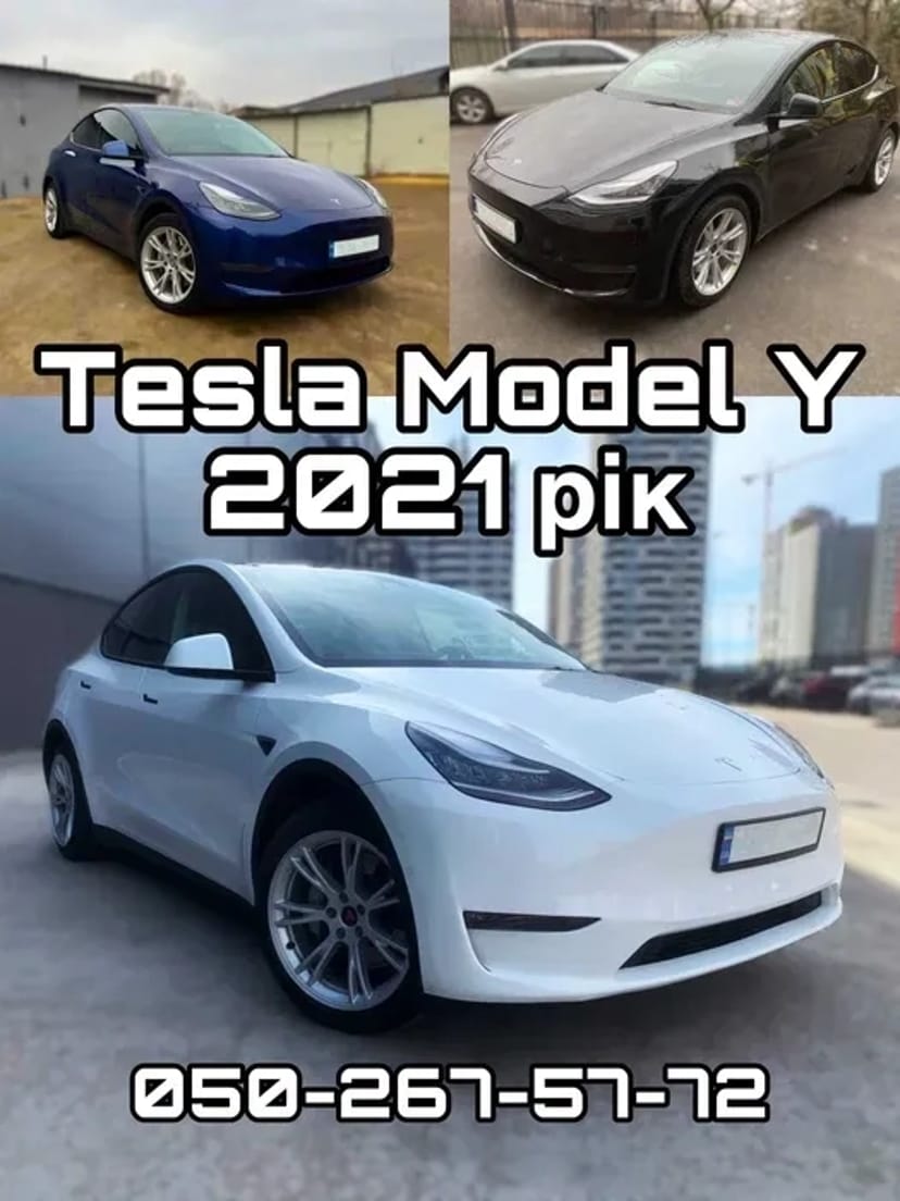 Tesla Model Y 2021 рік ( 5-7 місна ). Київ/Київська обл.