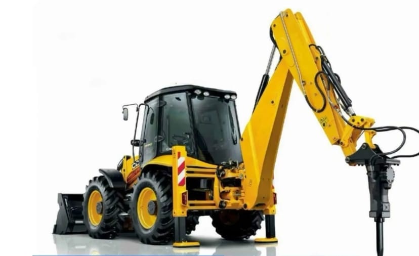 Гідромолот на базі екскаватора-навантажувача JCB 3CX