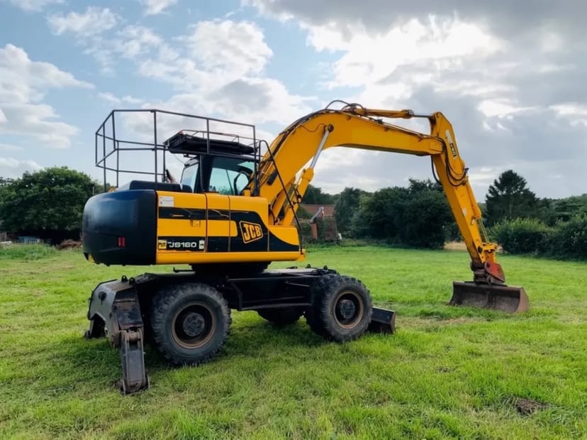 Екскаватор JCB JS 160 W. Об’єм ковша:1.1 м³