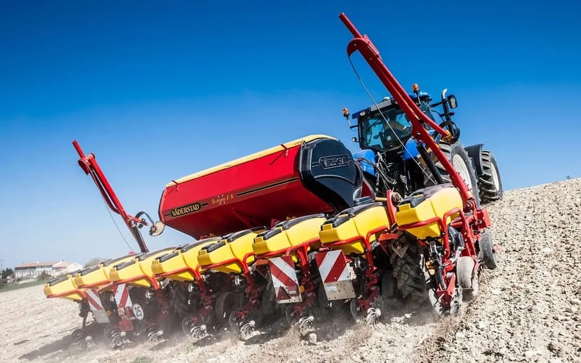 Сівалка Vaderstad Tempo 8 -16 разом із ТРАКТОРОМ колісним John Deere 8370R