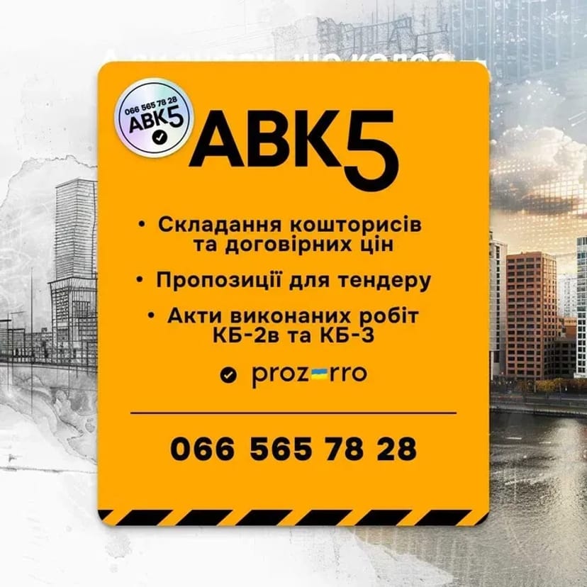 Полуги складання кошторису