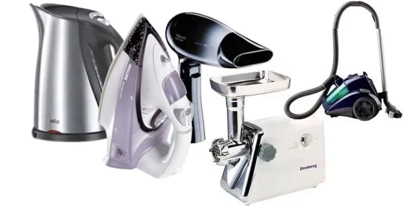 Ремонт побутової техніки прасок, чайників, блендерів, пилососів тощо.