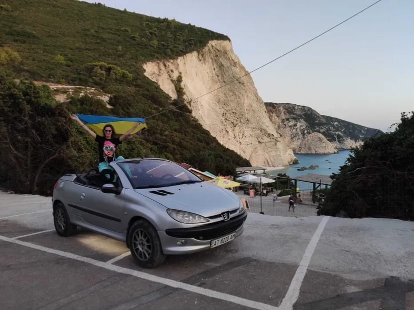 Кабріолет в Карпатах